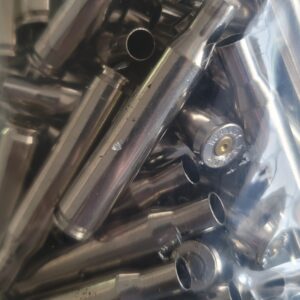 Once Fired 270 Win Nickel Hornady 135 Count