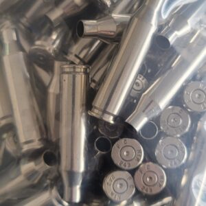 Once Fired 243 Win Nickel FC Headstamp 100 Count