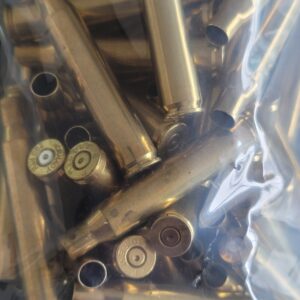 Once Fired 280 Rem Brass Mixed Headstamps 100 Count